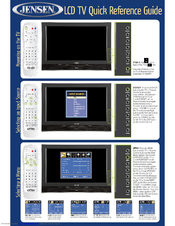 Jensen LCD TVS Quick Reference Manual