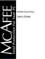 MCAFEE GUARD DOG 2 User Manual