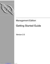MCAFEE MANAGEMENT EDITION 2.5 Getting Started Manual