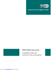 ESET MAIL SECURITY Installation Manual