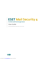 ESET MAIL SECURITY 4 User Manual