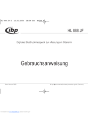 IBP HL 888 JF Manual