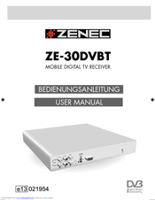 ZENEC ZE-30DVBT User Manual