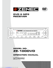 ZENEC ZE-100DVD Operation Manual