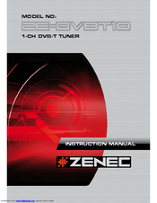ZENEC ZE-DVBT10 Instruction Manual
