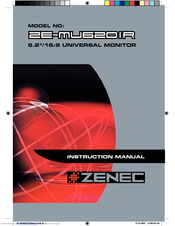 ZENEC ZE-MU620IR Instruction Manual