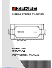 ZENEC ZE-TVA Instruction Manual