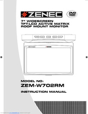 Zenec ZEM-W702RM Instruction Manual