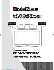 Zenec ZEM-W801RM Instruction Manual