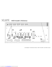 XTANT X603 Installer's Reference Manual