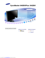 Samsung SyncMaster 940BW Plus Manual Del Usuario
