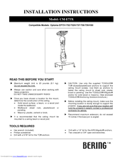 Bering Optoma EP727 Installation Instructions