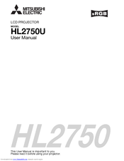 Mitsubishi Electric HL2750U User Manual