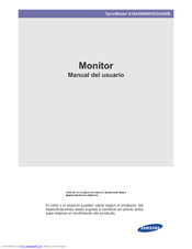 Samsung SyncMaster S19A200NW Manual Del Usuario
