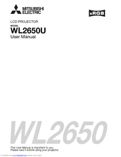 Mitsubishi Electric WL2650U User Manual