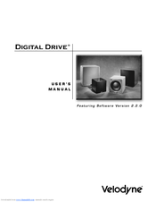 VELODYNE Digital Drive Manual