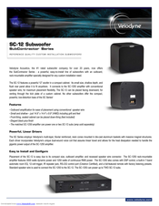 VELODYNE SC-12 Datasheet