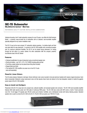 VELODYNE SC-15 Datasheet