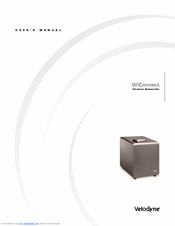 VELODYNE WiConnect WiC-10 Manual