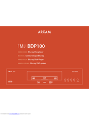 ARCAM BDP100 - REV 6.2 Manual
