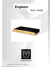 MARTIN AUDIO ENGINEER User Manual