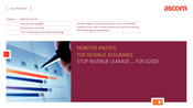 ASCOM MONITOR MASTER - Solution Manual