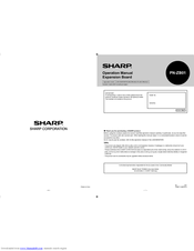 Sharp PN-E471R Operation Manual