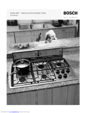 Bosch DHD3014UC Installation Instructions Manual