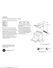 GE JB650EDES Dimensions And Installation Information