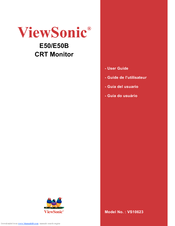 ViewSonic E50B User Manual