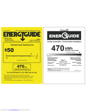 Amana A8TCNWFAW Energy Manual