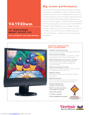 ViewSonic VA1930WM - 19