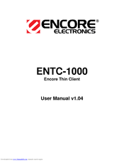 ENCORE ENTC-1000 User Manual
