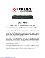 ENCORE ENXTV-DIT - Datasheet