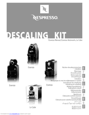 Anzai punkt efterskrift Nespresso Le Cube Manuals | ManualsLib