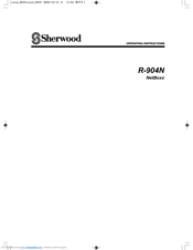 SHERWOOD NetBoxx R-904N Operating Instructions Manual