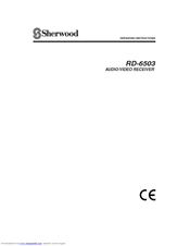 SHERWOOD RD-6503 Operating Instructions Manual