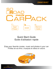 DANE-ELEC SO ROAD MOVIE CAR PACK Quick Start Manual