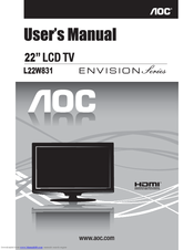 AOC L22W831 User Manual