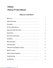AOC PD4264 User Manual