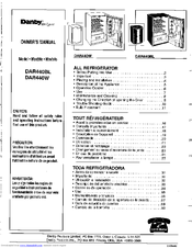 Danby DAR440 Owner's Manual
