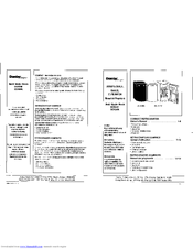 Danby DCR34 Owner's Manual