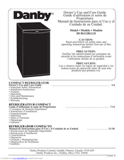 Danby DCR412BLLH Owner's Use And Care Manual