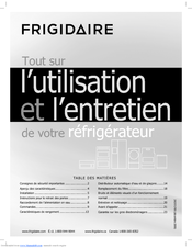 Frigidaire FFHS2611LS Utilisation Et L'entretien