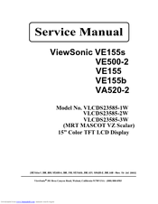 ViewSonic VA520-2 Service Manual