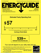 Electrolux EI23BC30KS Energy Manual