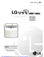 LG GR-K13SLQ Owner's Manual