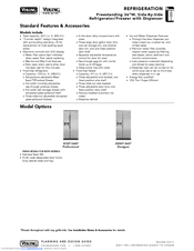Viking DDSF136D Series Specification Sheet