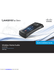 Linksys DMRW1000 - Controller / Wireless-N Touchscreen Remote Control Quick Installation Manual