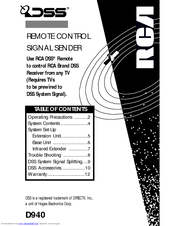 RCA D940 User Manual
